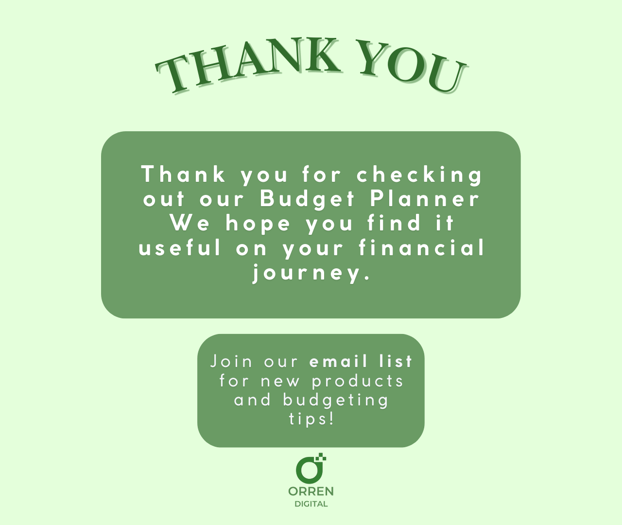 All-in-One Printable Budget Planner & Financial Organizer