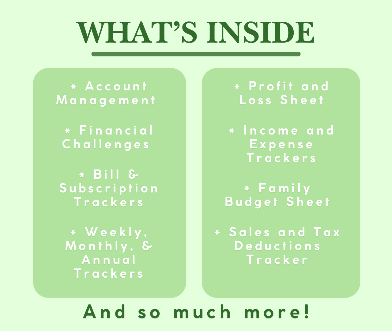 All-in-One Printable Budget Planner & Financial Organizer