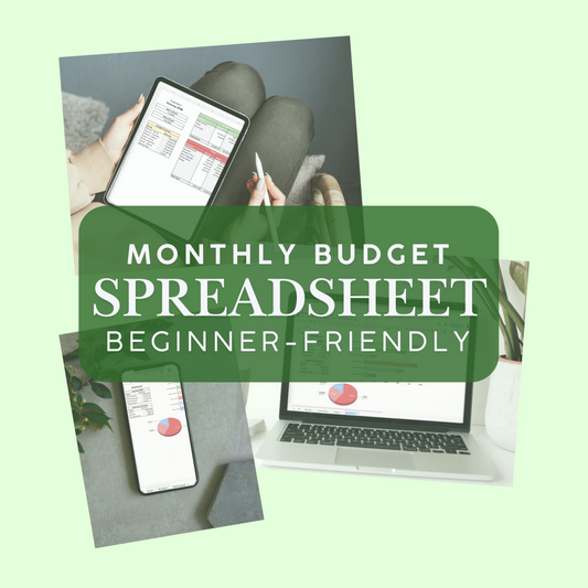 Beginner-Friendly - Monthly Budget Spreadsheet